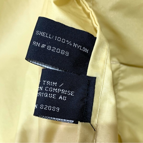 NWOT Mossimo Men’s Yellow Unlined Windbreaker Light Jacket Size XL - Picture 10 of 11